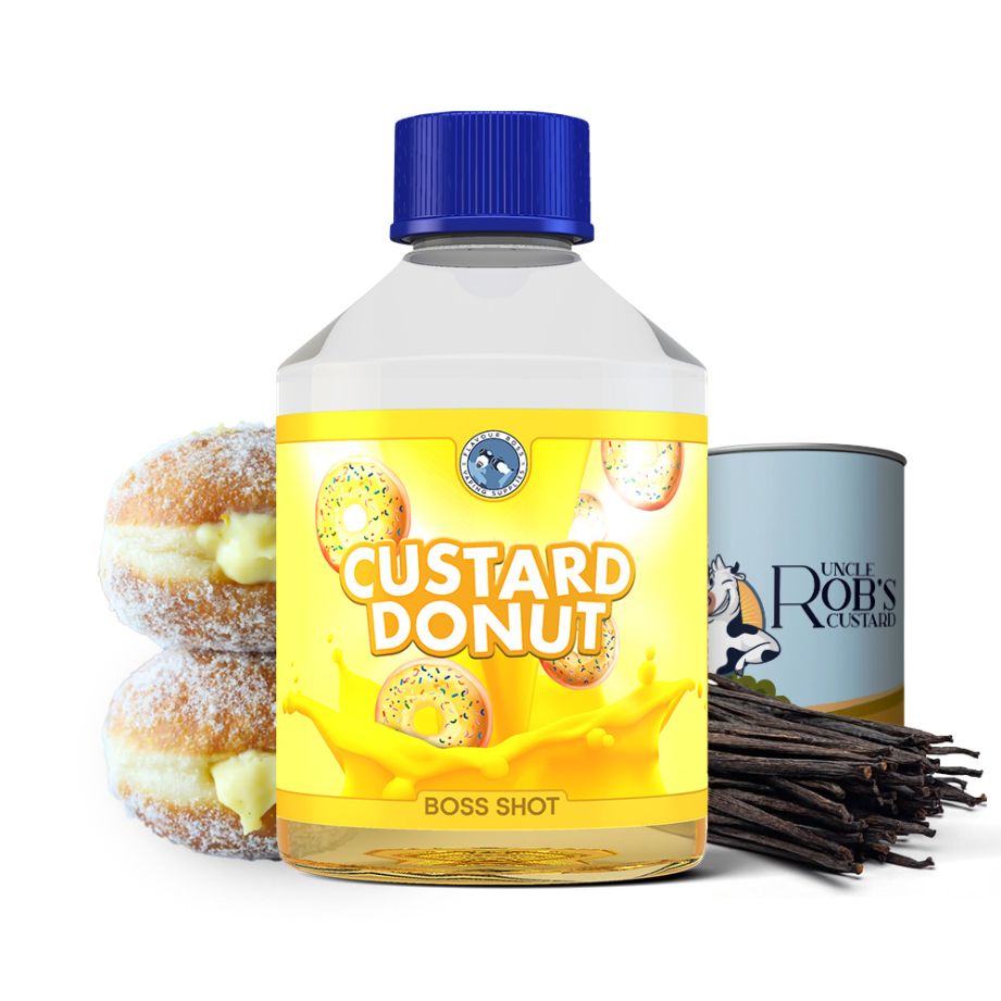 Custard Donut Boss Shot by Flavour Boss - 250ml