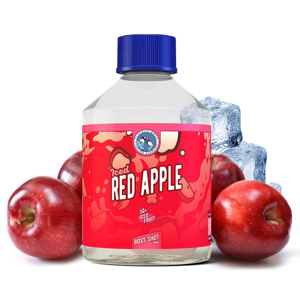 Iced Red Apple Boss Shot by Flavour Boss - 250ml