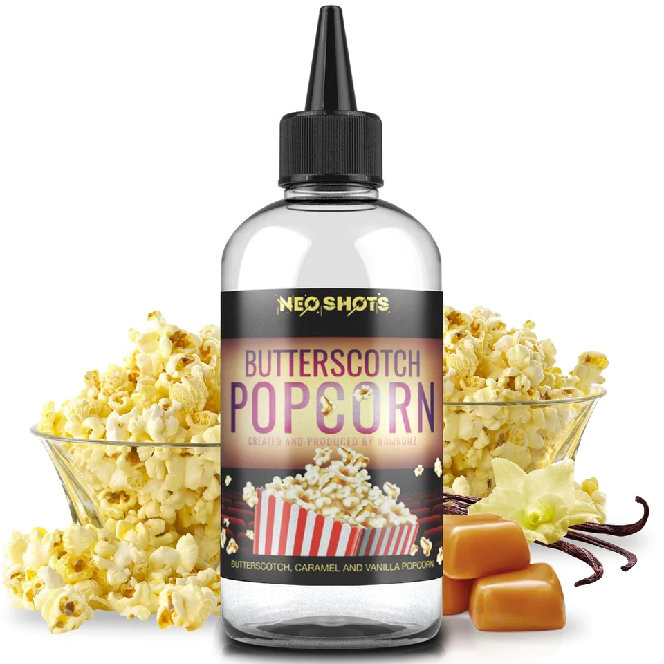 Butterscotch Popcorn Neo Shot by Nom Nomz - 250ml