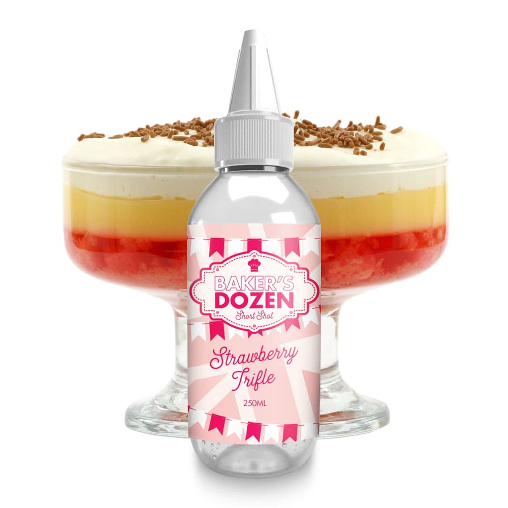 Strawberry Trifle Flavour Shot by Baker's Dozen - 250ml