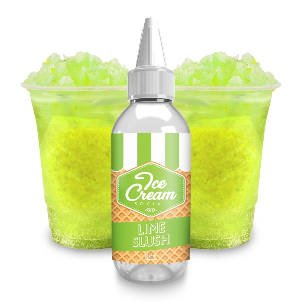 Lime Slush Flavour Shot by Ice Cream Social - 250ml