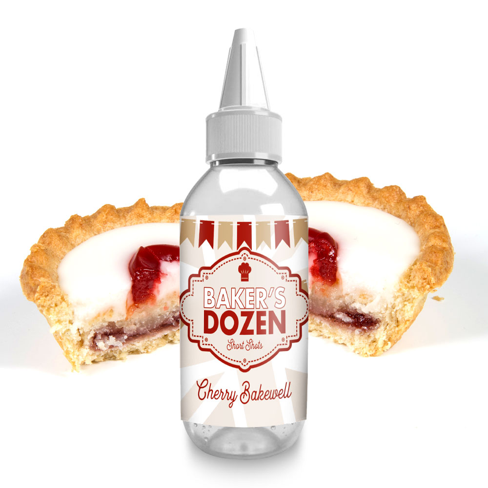 Cherry Bakewell Flavour Shot by Baker's Dozen - 250ml