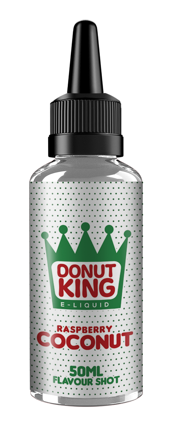 Raspberry Coconut Flavour Shot by Donut King - 250ml