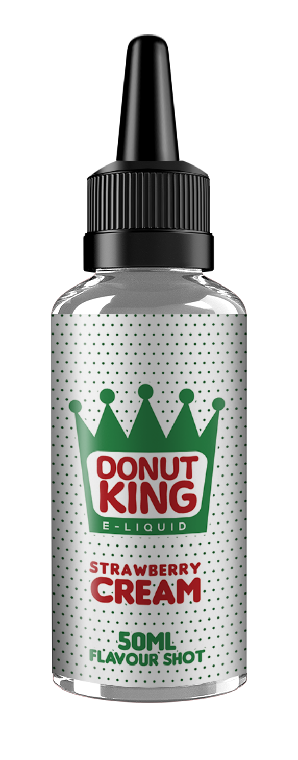 Strawberry Cream Flavour Shot by Donut King - 250ml