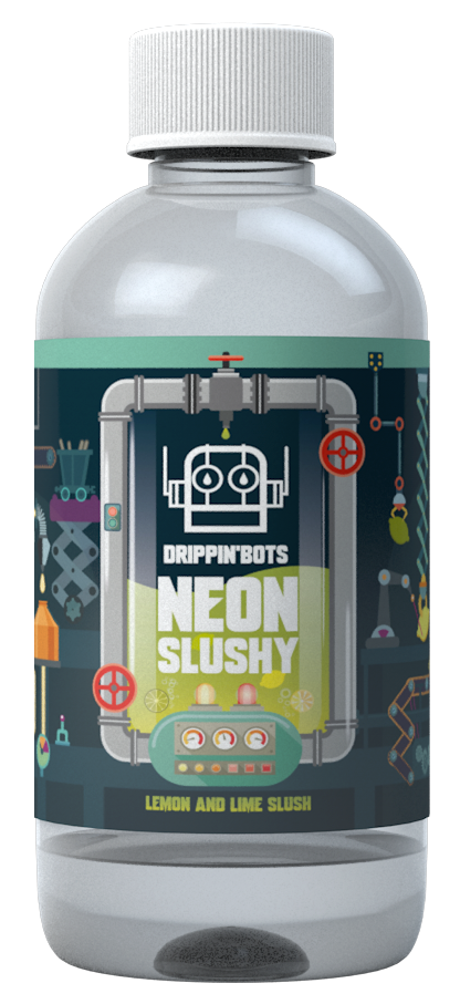 Neon Slushy Drippin Bots Flavour Shot by Nom Nomz - 250ml
