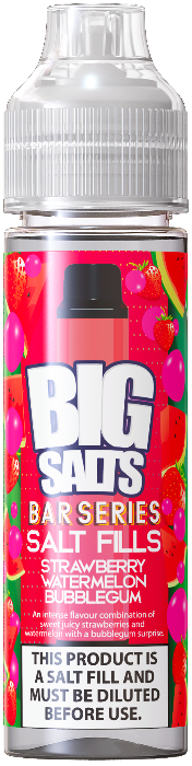 Strawberry Watermelon Bubblegum Big Salts Longfill - 30ml/60ml