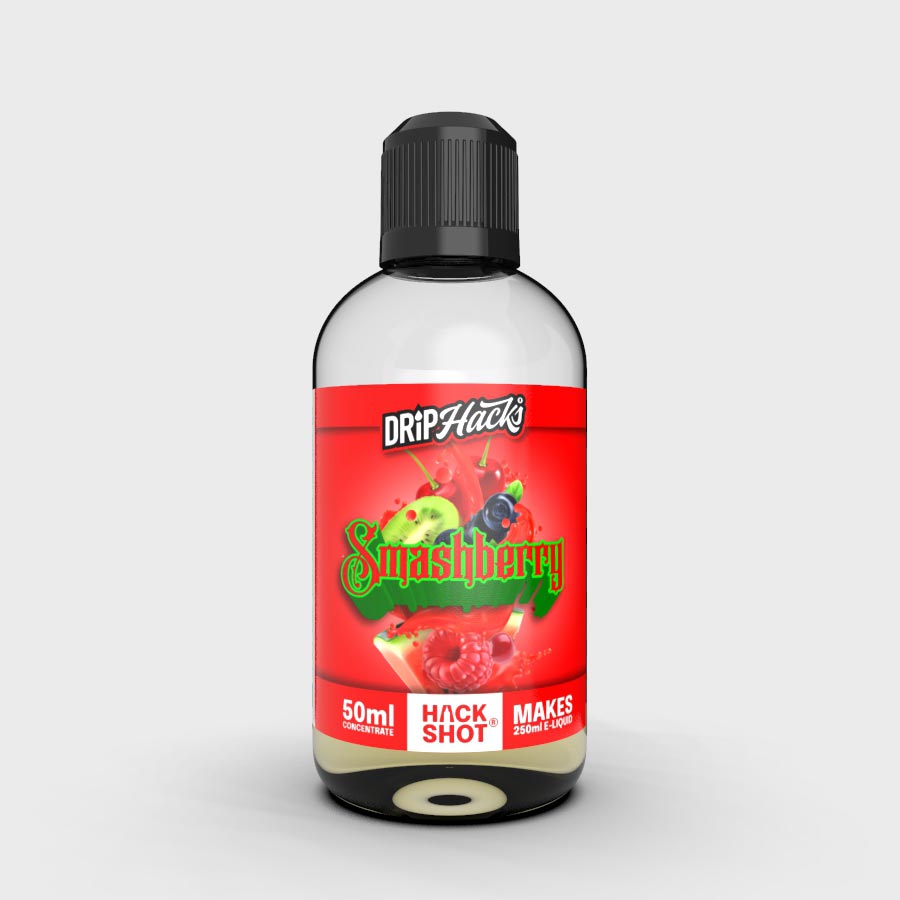 Smashberry Cordial Hack Shot by Drip Hacks - 250ml