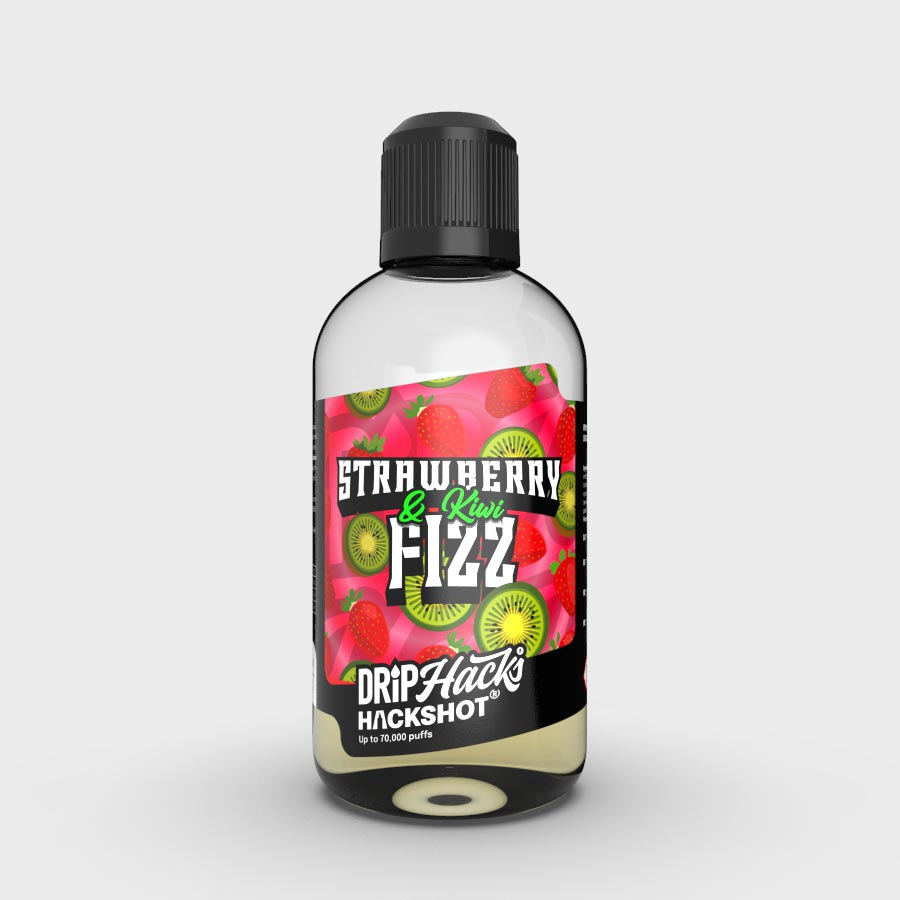 Strawberry & Kiwi Fizz Hack Shot by Drip Hacks - 250ml