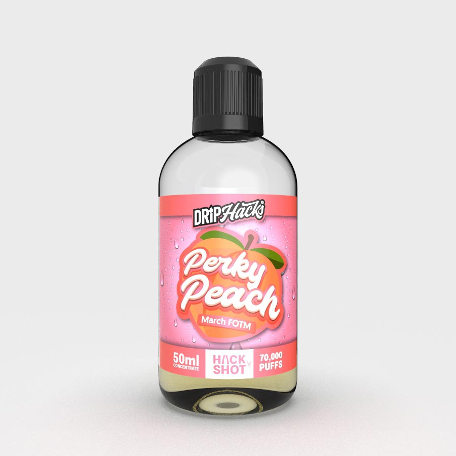 Perky Peach Hack Shot by Drip Hacks - 250ml