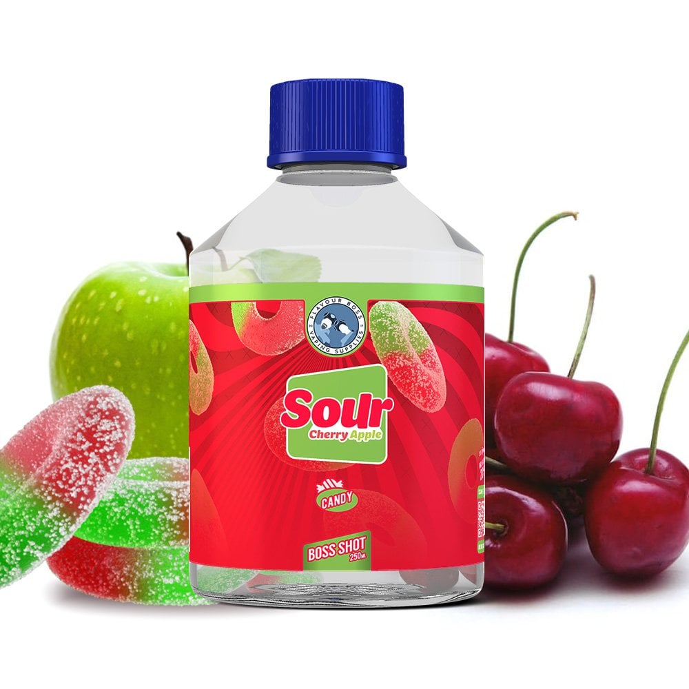 Sour Cherry & Apple Boss Shot by Flavour Boss - 250ml