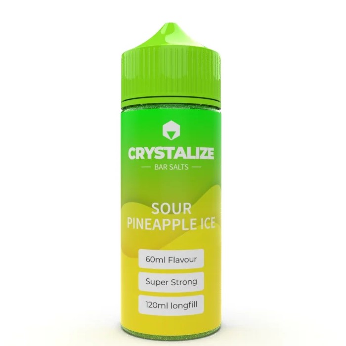 Pineapple Sour Ice Crystalize Drip Hacks Longfill - 60ml/120ml