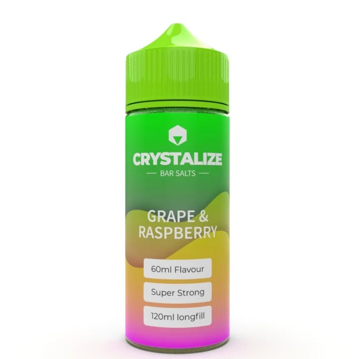 Grape & Raspberry Crystalize Drip Hacks Longfill - 60ml/120ml