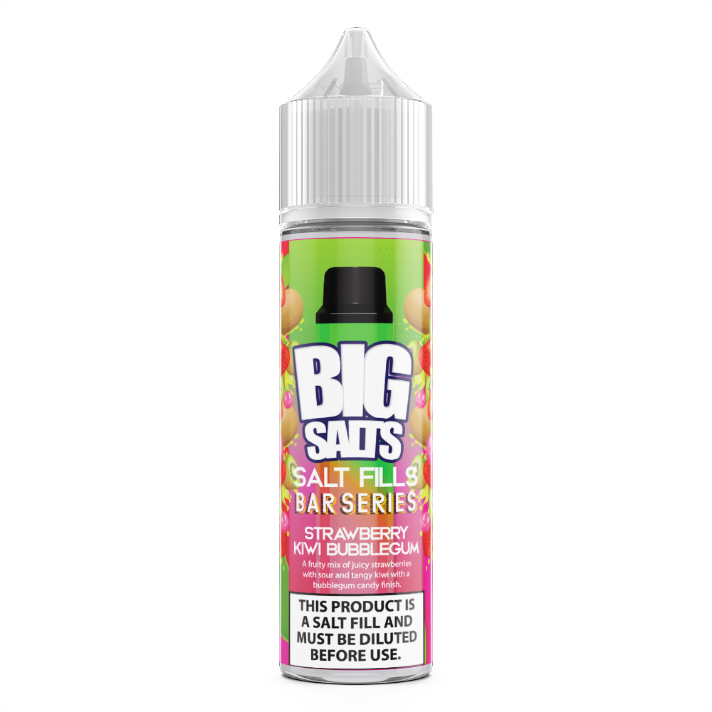 Strawberry Kiwi Bubblegum Big Salts Longfill - 30ml/60ml