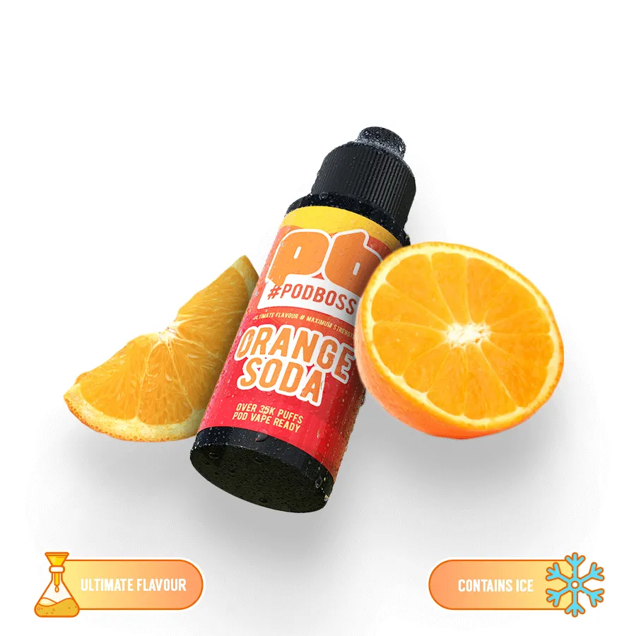 Orange Soda POD BOSS Flavour Boss Longfill - 30ml/120ml