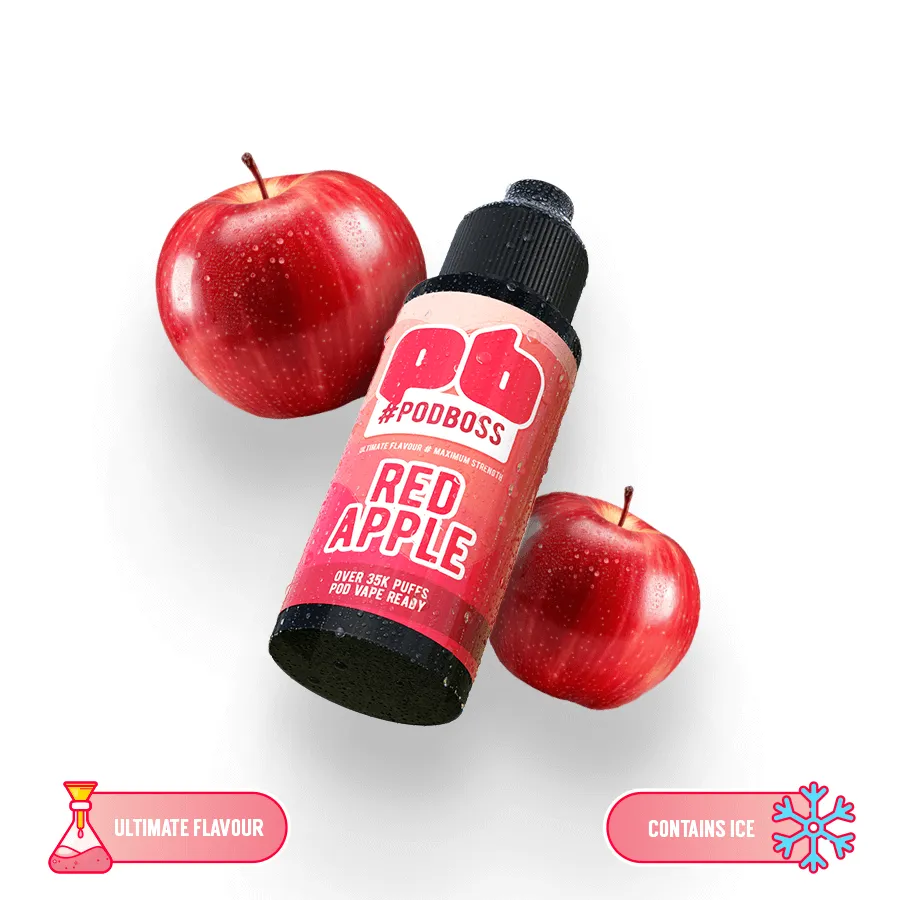 Red Apple POD BOSS Flavour Boss Longfill - 30ml/120ml